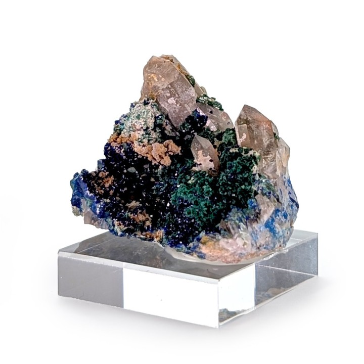 Azurite, malachite, M'SSici, Maroc, 68 grammes