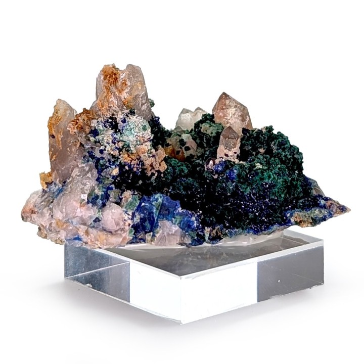 Azurite, malachite, M'SSici, Maroc, 68 grammes