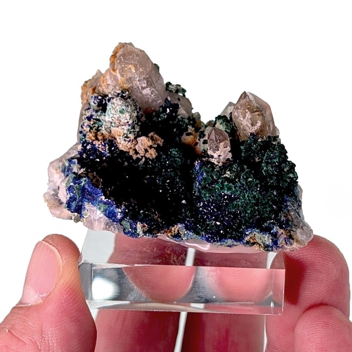 Azurite, malachite, M'SSici, Maroc, 68 grammes
