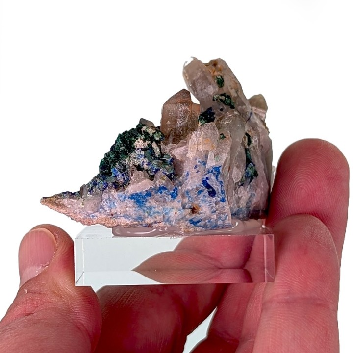 Azurite, malachite, M'SSici, Maroc, 68 grammes