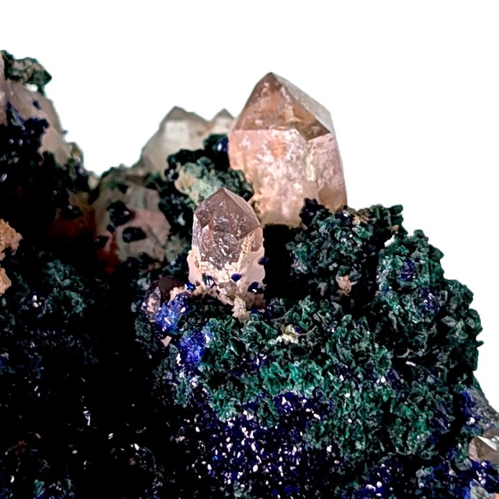 Azurite, malachite, M'SSici, Maroc, 68 grammes
