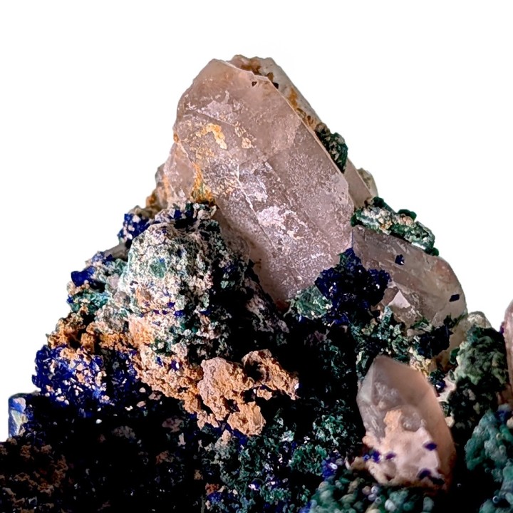 Azurite, malachite, M'SSici, Maroc, 68 grammes