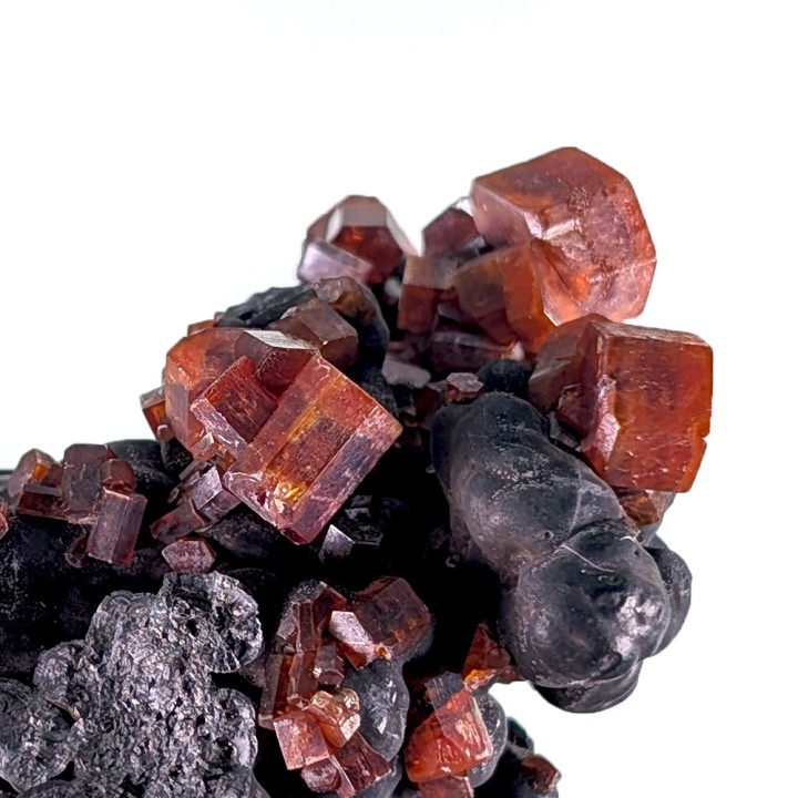 Vanadinite, goethite, Taouz, Morocco, 136 grams