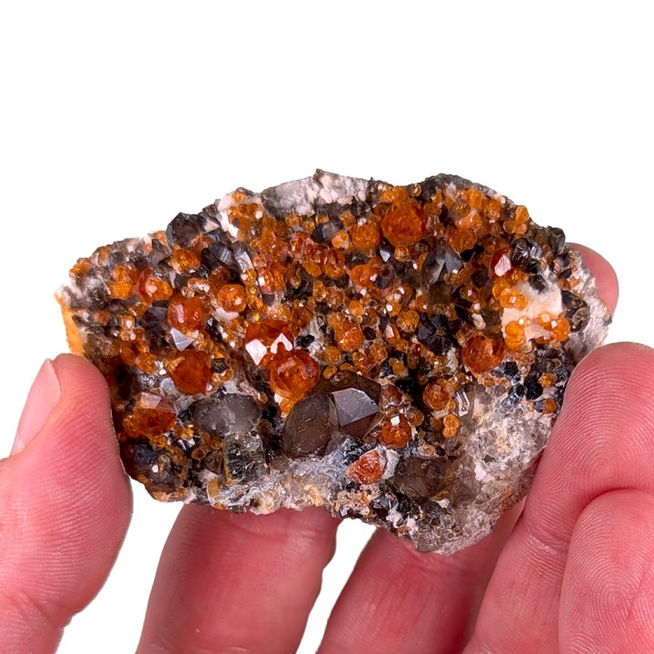 Grenat, quartz, Tongbei, Chine, 97 grammes