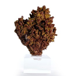 Pyromorphite, baryte, Les Farges, France, 98 grams
