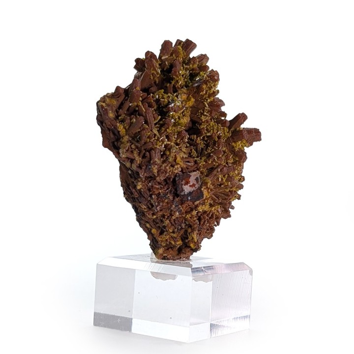 Pyromorphite, baryte, Les Farges, France, 98 grammes