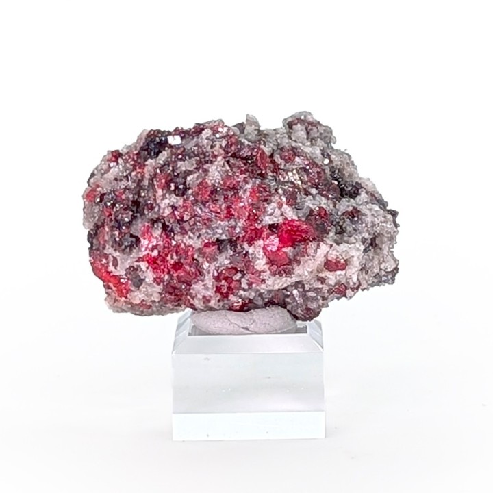 Cinabre, stibine, Nikitovka, Ukraine, 45 grammes