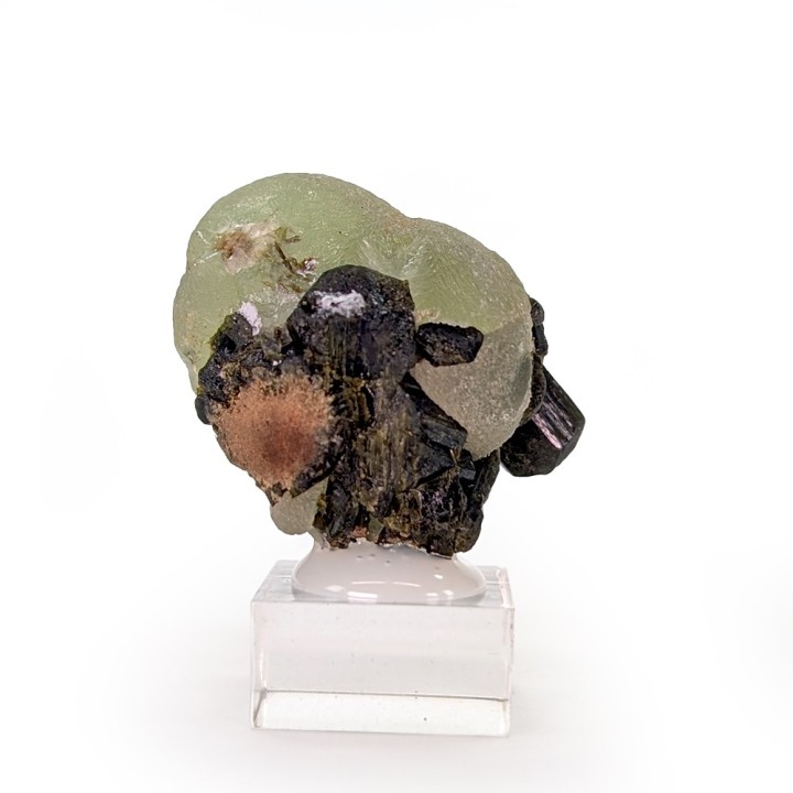 Prehnite, Epidote, Diamonkara, Mali, 28 grammes