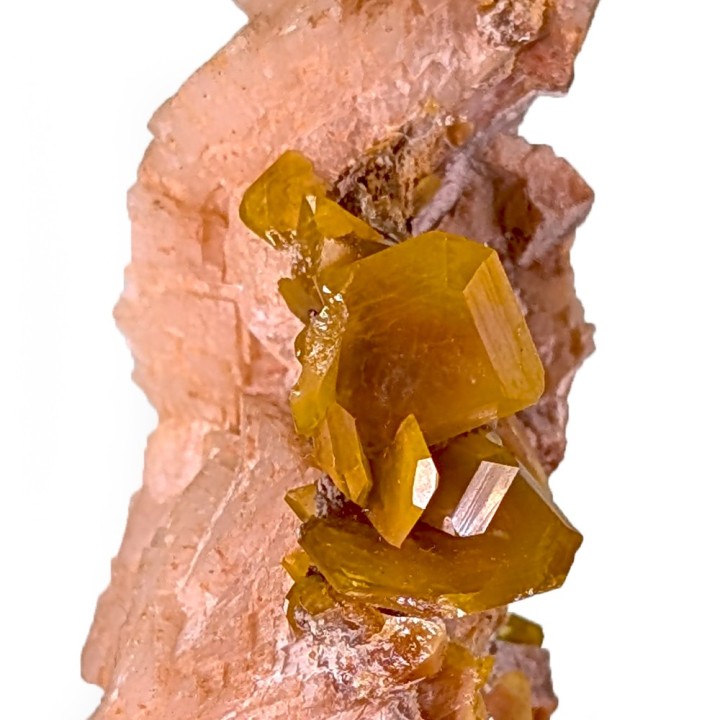 Wulfénite, dolomite, Touissit, Maroc, 20 grammes