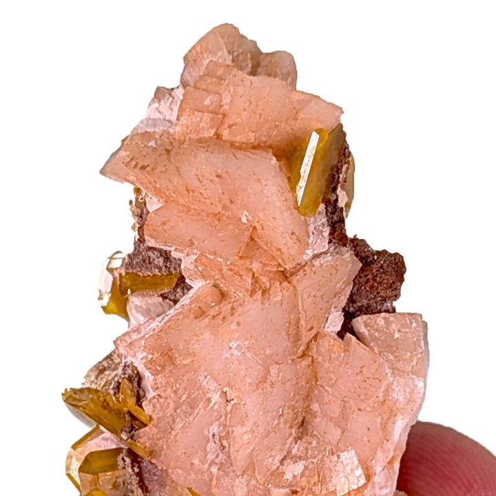 Wulfenite, dolomite, Touissit, Morocco, 20 grams