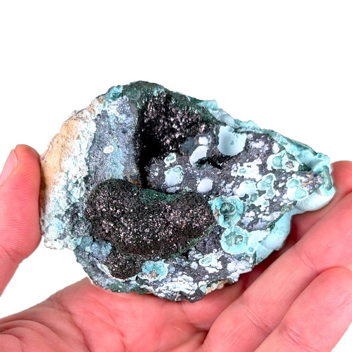 Malachite, chrysocolle, Lubumbashi, Congo, 181 grammes