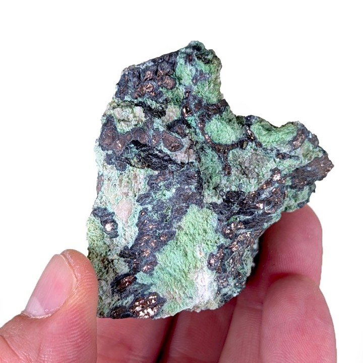 Nickeline, annabergite, Aït Ahmane, Maroc, 187 grammes
