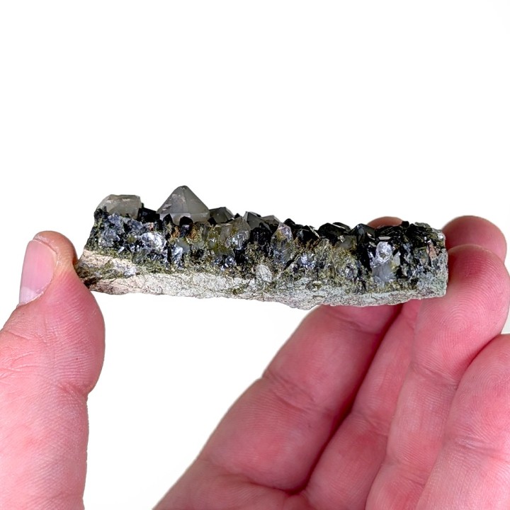 Epidote, quartz, Hakkâri, Turquie, 96 grammes