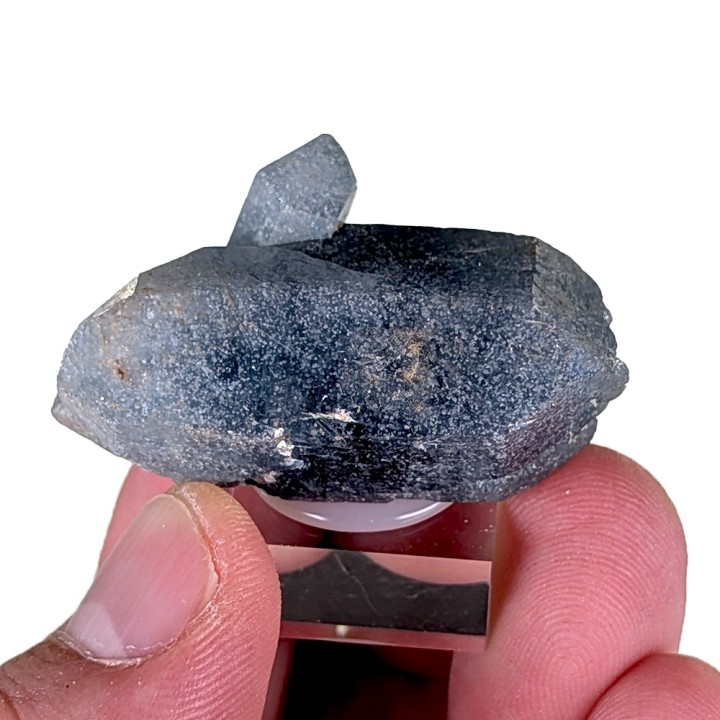 Quartz indigolite, Minas Gerais, Brésil, 4 cm
