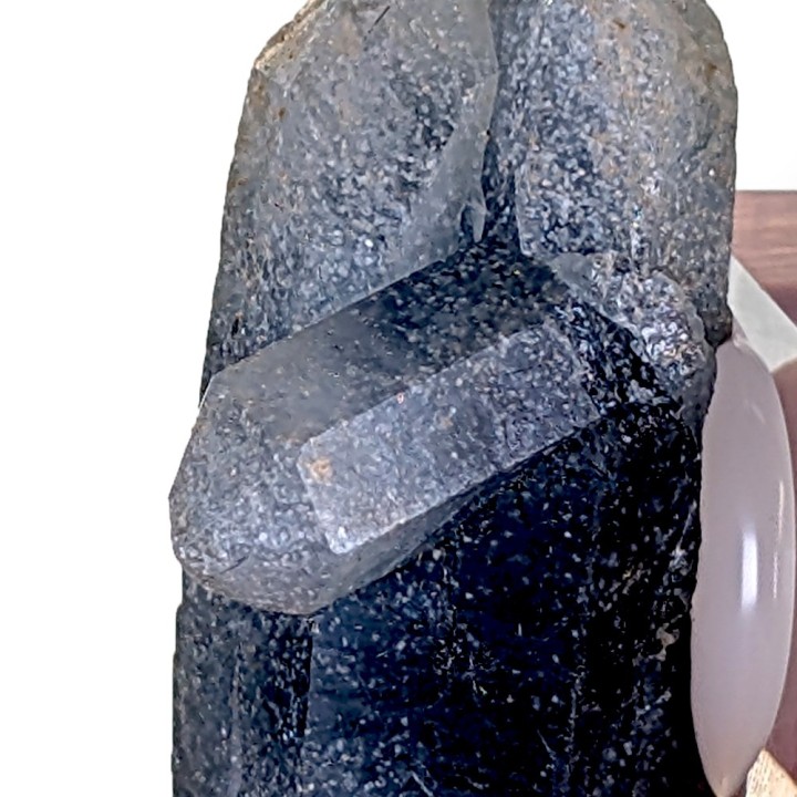 Quartz indigolite, Minas Gerais, Brésil, 4 cm