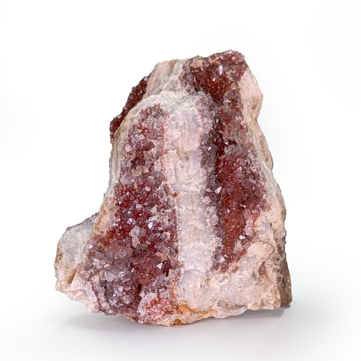 Quartz hématoïde, mine de L'Argentolle, France, 261 grammes
