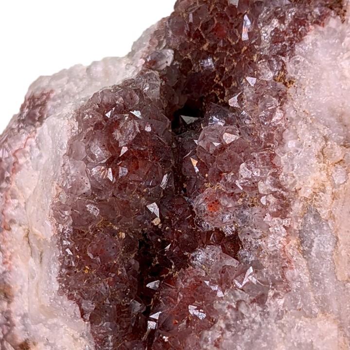Quartz hématoïde, mine de L'Argentolle, France, 261 grammes