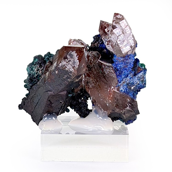 Azurite, malachite, M'SSici, Morocco, 34 grams