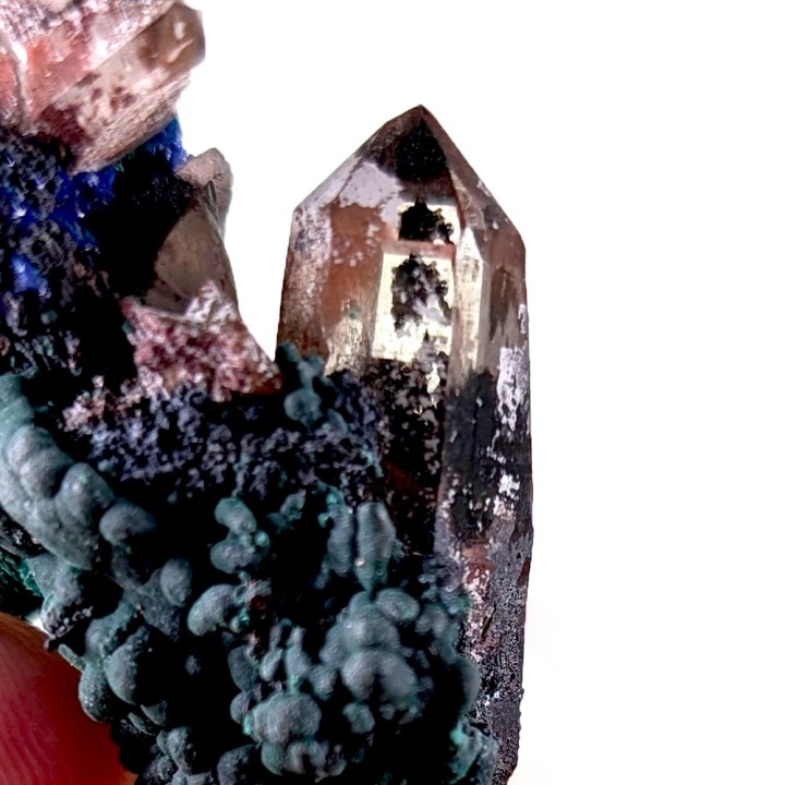 Azurite, malachite, M'SSici, Morocco, 34 grams