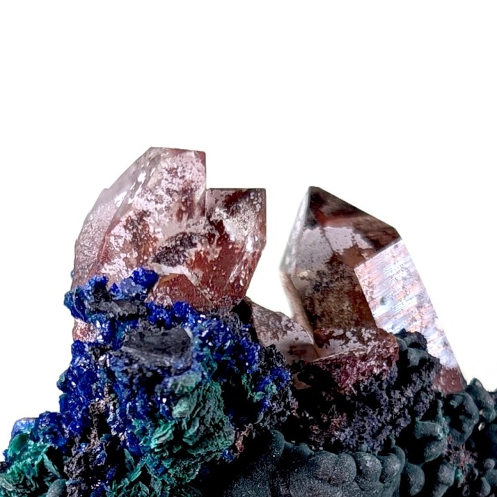 Azurite, malachite, M'SSici, Morocco, 34 grams