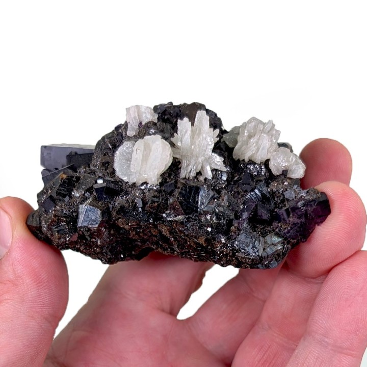 Fluorite, galène, baryte, sphalérite, Elmwood, États-Unis, 287 grammes