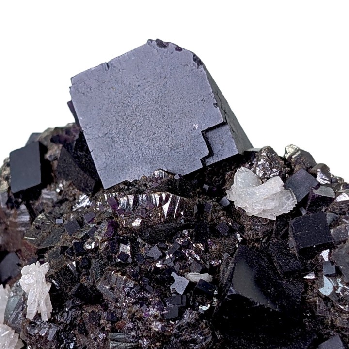 Fluorite, galène, baryte, sphalérite, Elmwood, États-Unis, 287 grammes