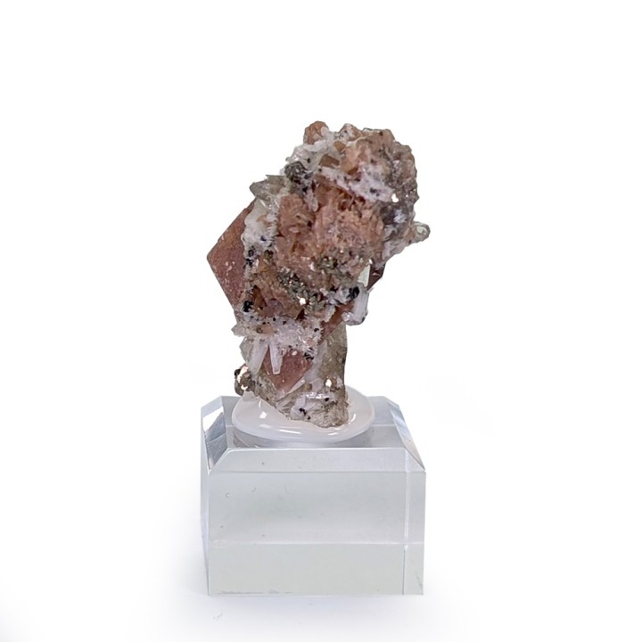 Rhodochrosite, bertrandite, Gisement Kara-Oba W, Kazakhstan, 3,1 cm