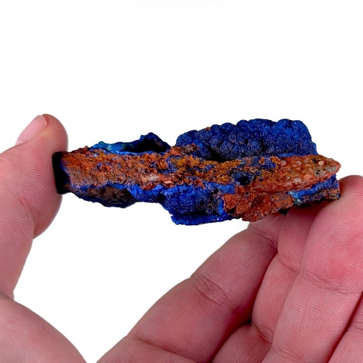 Azurite, Touissit-Bou Beker , Maroc, 62 grammes