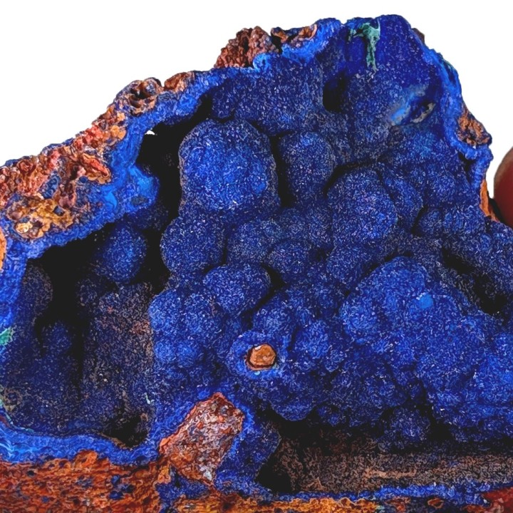Azurite, Touissit-Bou Beker , Maroc, 62 grammes