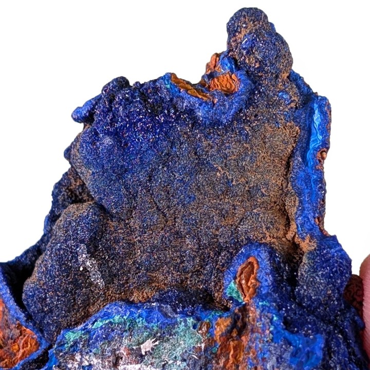 Azurite, Touissit-Bou Beker , Maroc, 62 grammes