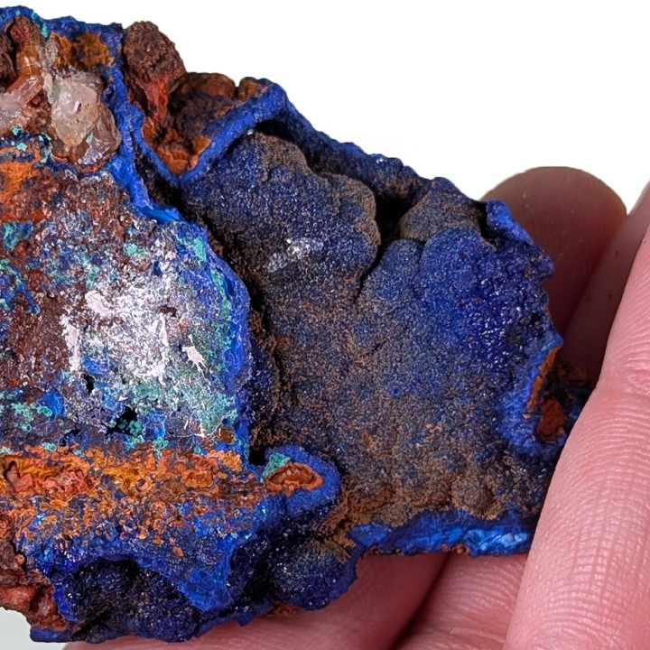 Azurite, Touissit-Bou Beker, Morocco, 62 grams