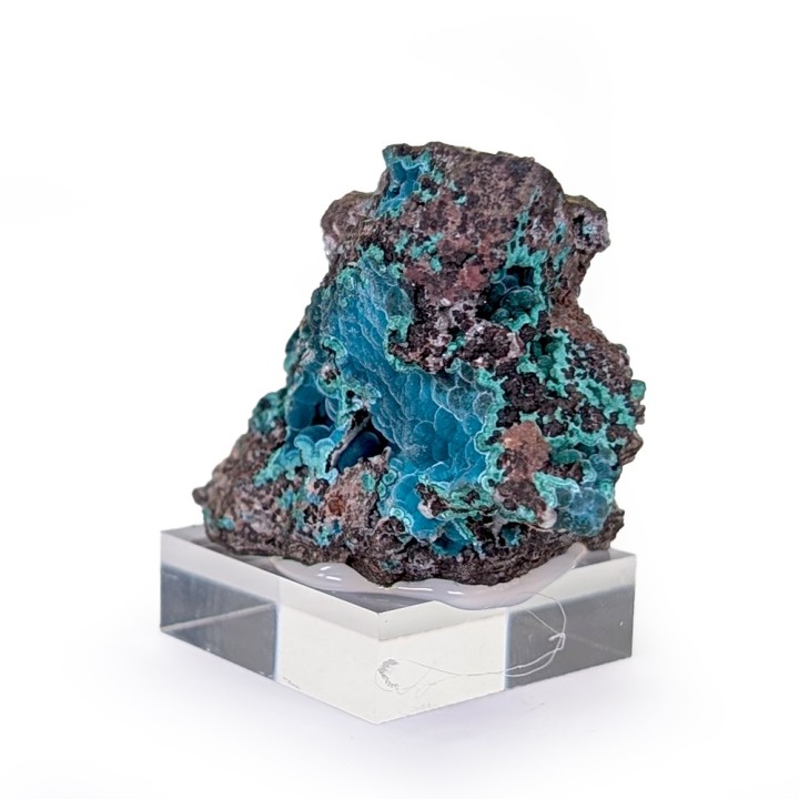 Rosasite, Ojuela Mine, Mexico, 60 grams