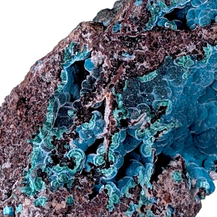 Rosasite, Ojuela Mine, Mexico, 60 grams