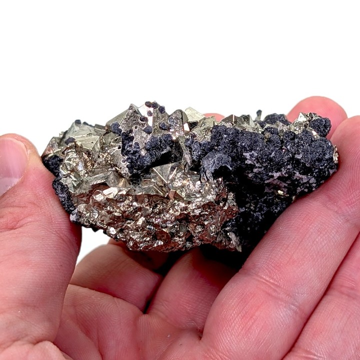 Pyrite, sphalerite, Huaron Mine, Peru, 168 grams