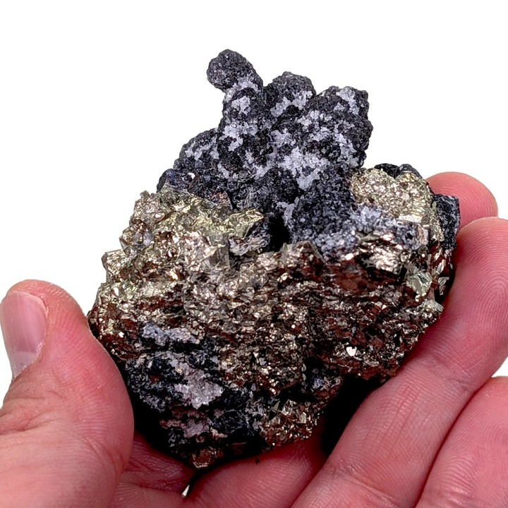 Pyrite, sphalerite, Huaron Mine, Peru, 168 grams