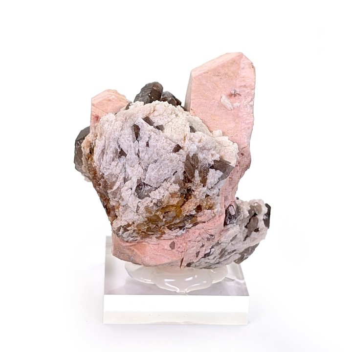 Microcline, quartz fumé, albite, Cantera Massabe, Espagne, 180 grammes