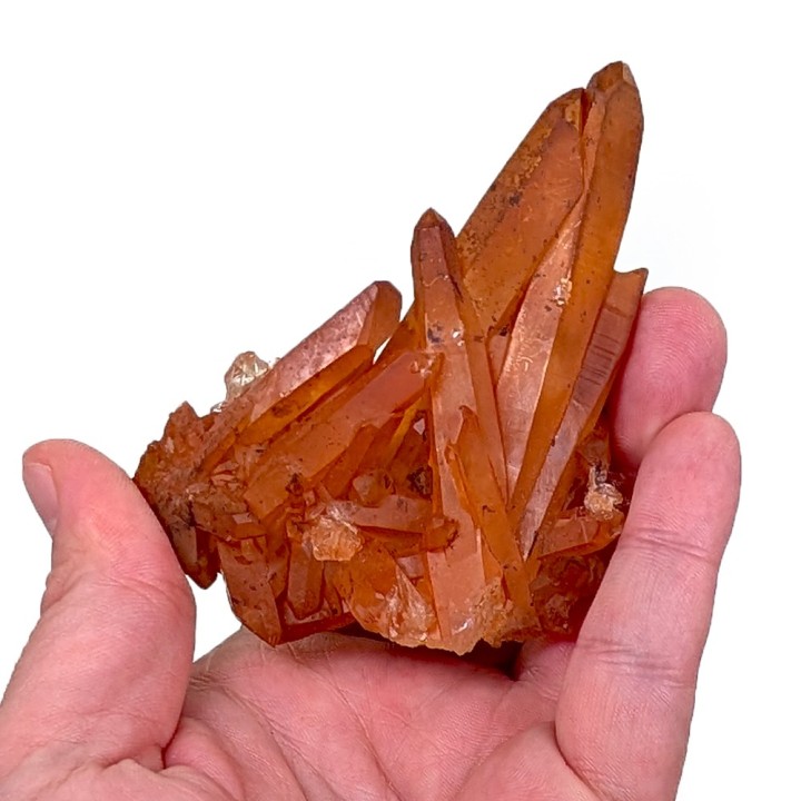 Quartz mandarine, Minas Gerais, Brésil, 103 grammes