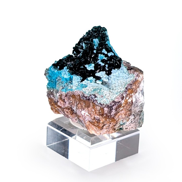Libéthénite, chrysocolle, Mine de l'étoile du Congo, Congo, 59 grammes