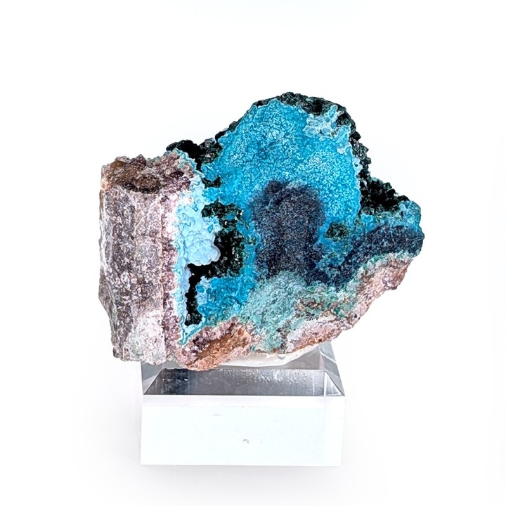 Libéthénite, chrysocolle, Mine de l'étoile du Congo, Congo, 59 grammes