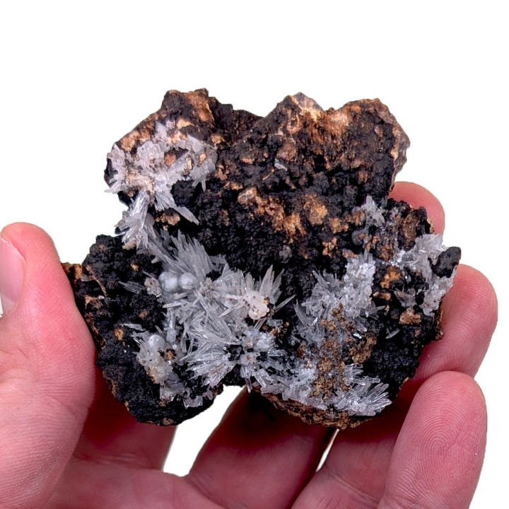 Aragonite, calcite, Gergovie, France, 80 grammes