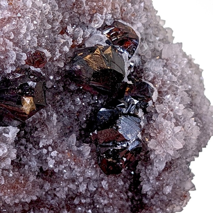 Sphalérite, quartz, Shuikoushan, Chine, 111 grammes