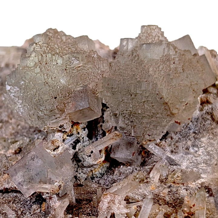 Fluorite, quartz, Hunan, Chine, 111 grammes