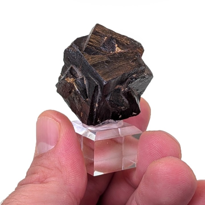 Goethite psm pyrite, La Morte, France, 53 grammes