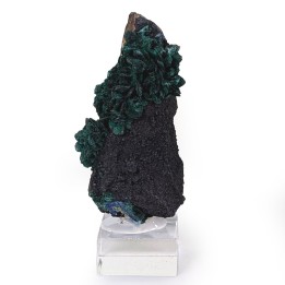 Malachite, quartz, M'SSici, Maroc, 28 grammes