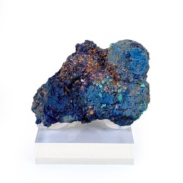 Azurite, cuprite, malachite, Mine de Chessy, France, 83 grammes