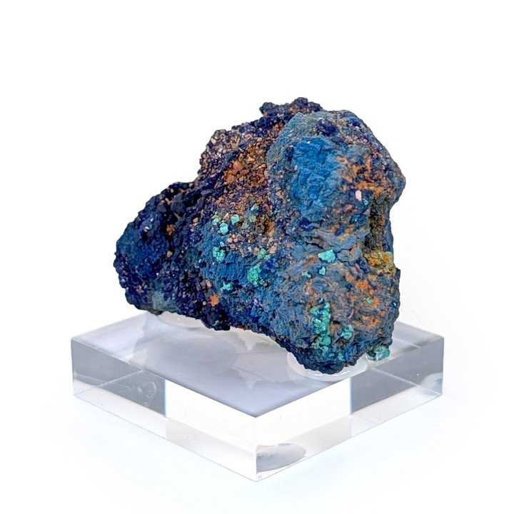 Azurite, cuprite, malachite, Mine de Chessy, France, 83 grammes