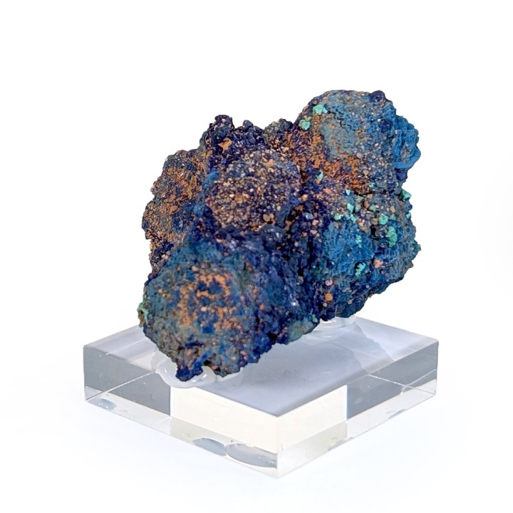 Azurite, cuprite, malachite, Mine de Chessy, France, 83 grammes