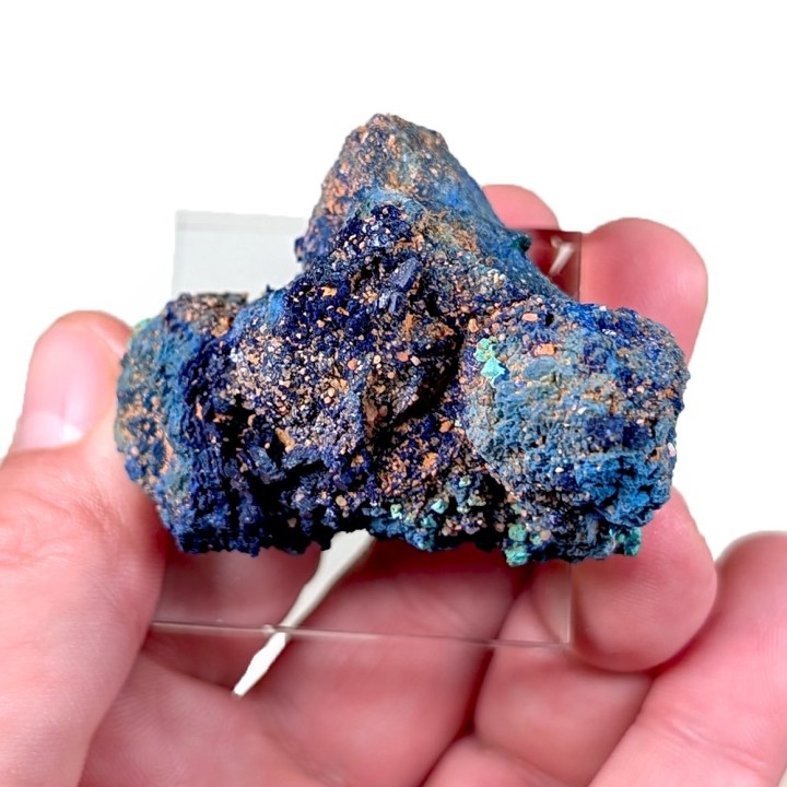 Azurite, cuprite, malachite, Mine de Chessy, France, 83 grammes