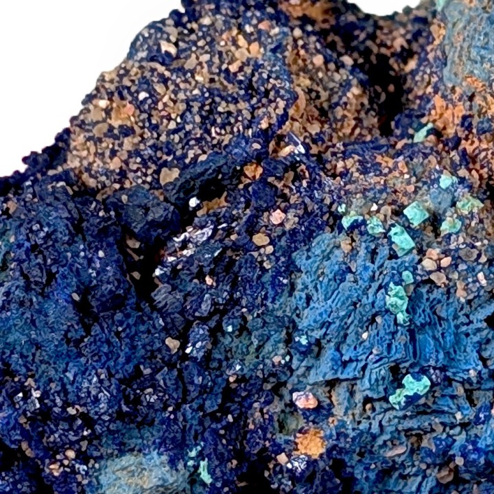 Azurite, cuprite, malachite, Mine de Chessy, France, 83 grammes