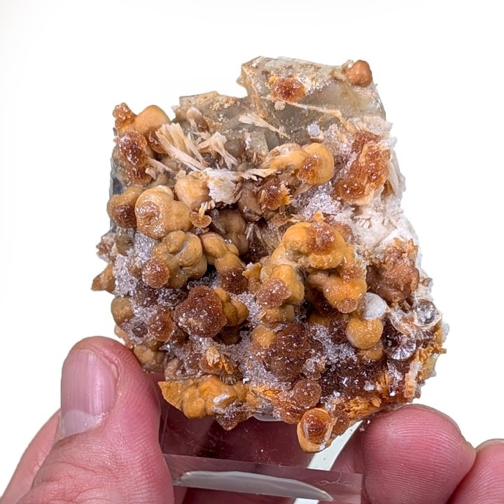 Smithsonite, fluorite, celestine, Hammam-Zriba, Tunisia, 71 grams